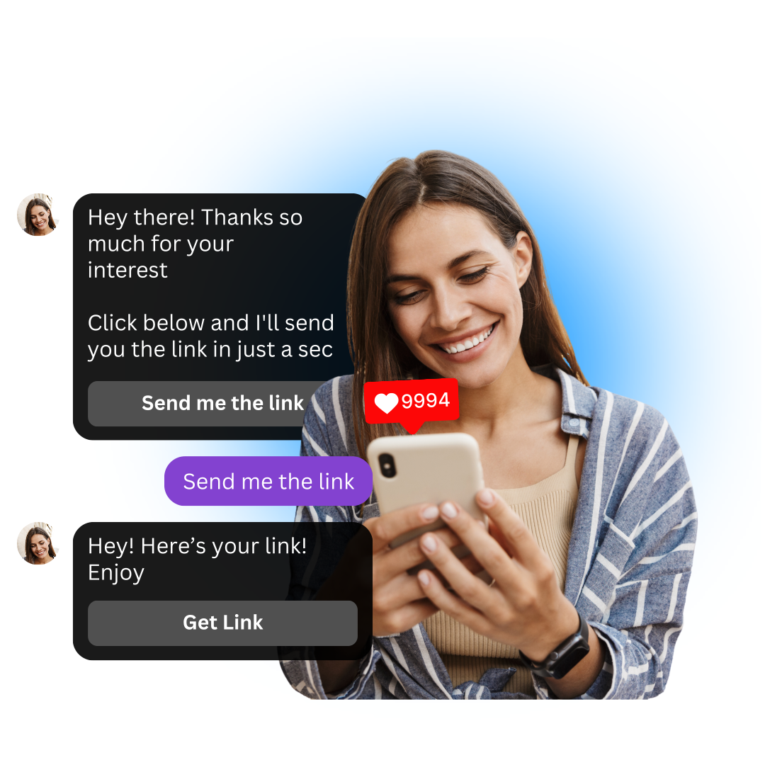 Send Product links to User using LinkPlease on autopilot